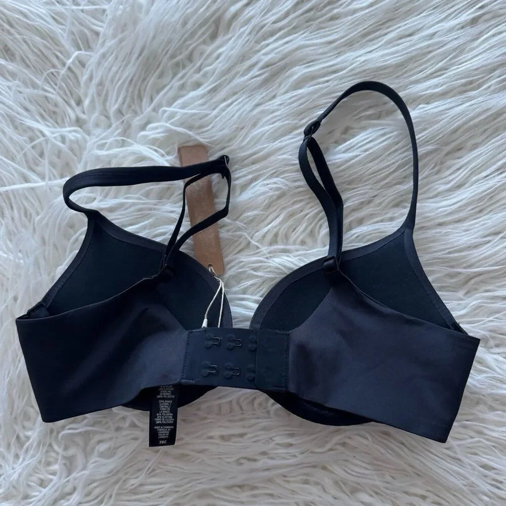 Skims Ultimate Push up Plunge Bra Onyx Size 30C - Picture 5 of 7